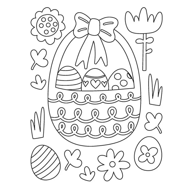 Happy Fox BOOKS - Coloring Book - Sweet Easter