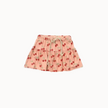 Pink skirt with cherry pattern 