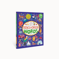Cover of "My Big Barefoot Book of French & English Words" with various illustrations