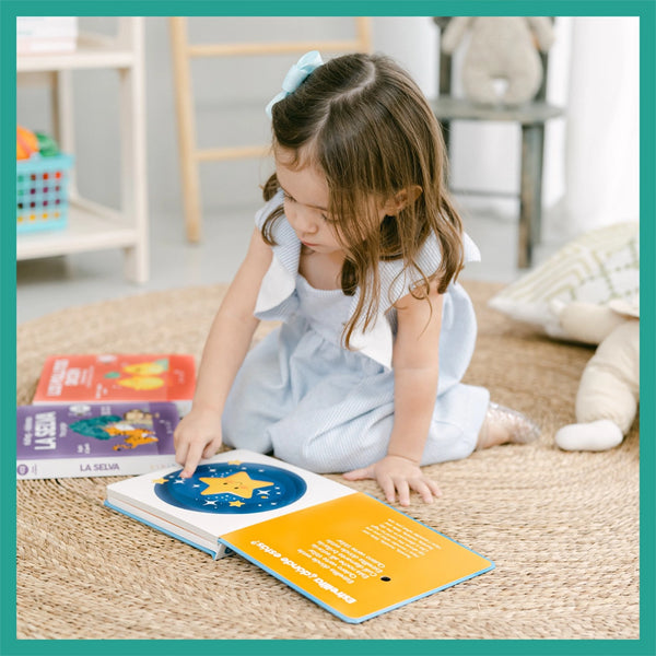 Binibi - Estrellita Bilingual Musical Book: Spanish Nursery Rhymes