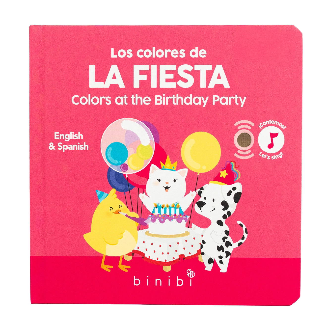 Binibi - Bilingual Musical Book About Colors: Colores De La Fiesta
