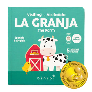 Binibi - La Granja Bilingual Sound Book: Farm Animal Sounds