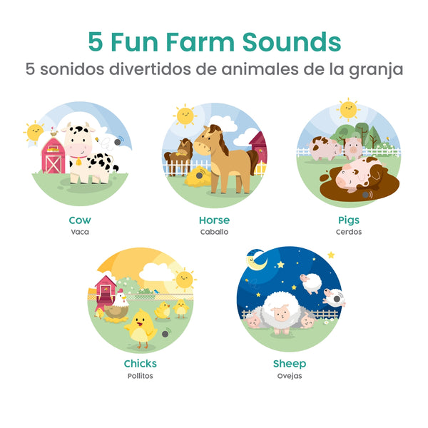 Binibi - La Granja Bilingual Sound Book: Farm Animal Sounds