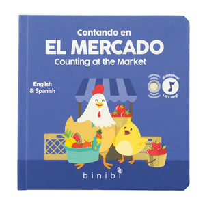 Binibi - Bilingual Music Book About Counting: Contando En El Mercado