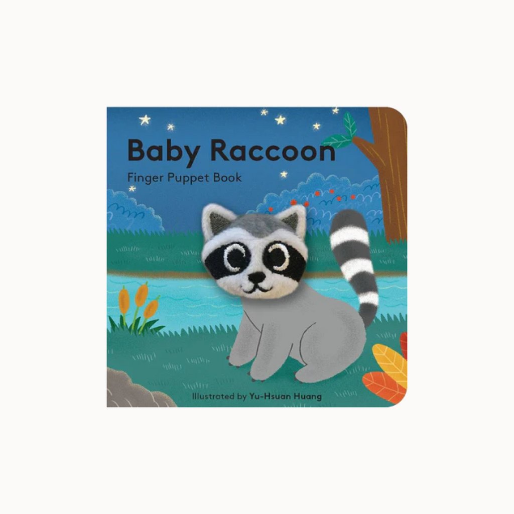 Baby Raccoon Finger Puppet Book cover