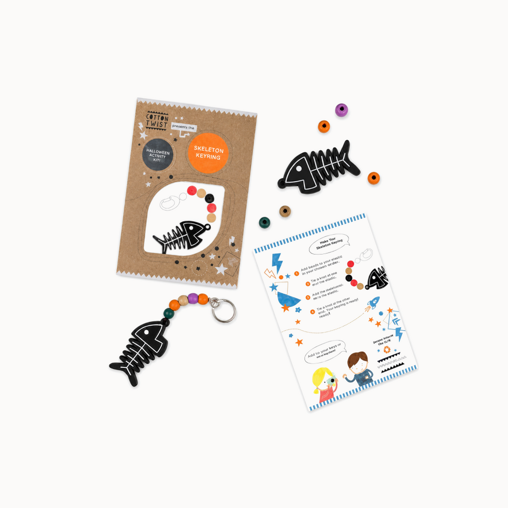 Skeleton key chain set pieces