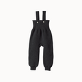 Dark gray knitted wool trousers