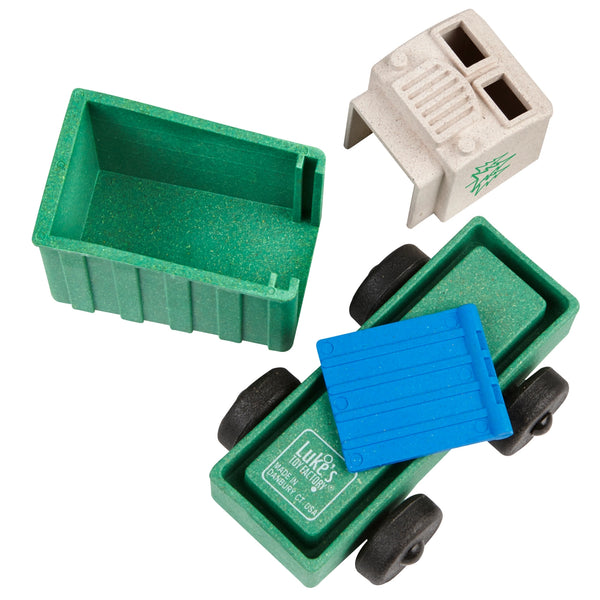 Luke's Toy Factory - Dump Truck Toy Green
