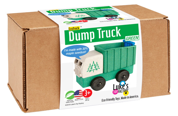 Luke's Toy Factory - Dump Truck Toy Green