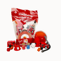 Fire Station KidDough Play Kit with toys and packaging on a white background