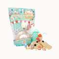 Sunny Side Diner kiddo play kit with waffle mold and play food on a white background