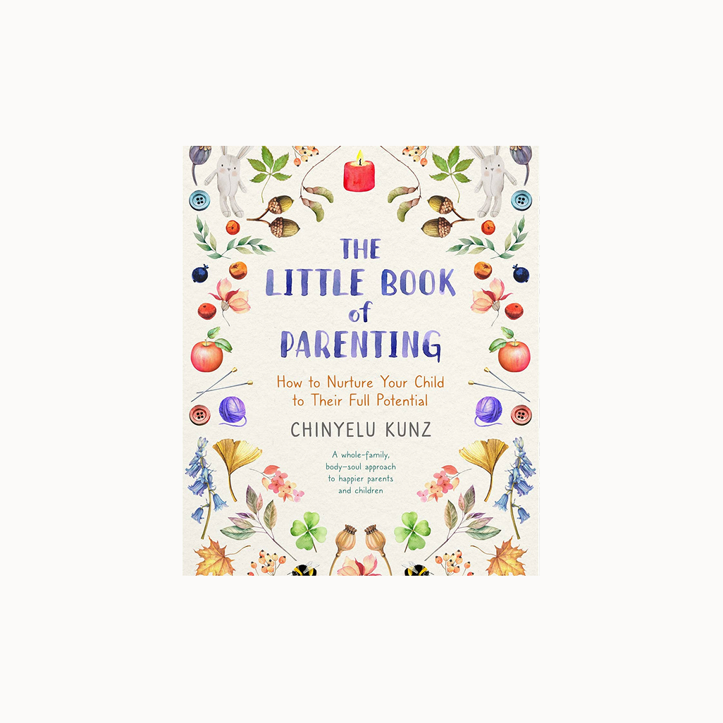 Book cover of 'The Little Book of Parenting' with decorative elements and text.