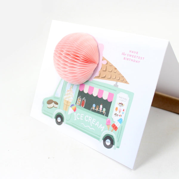 Inklings Paperie - Ice Cream Truck Birthday Pop-up Card