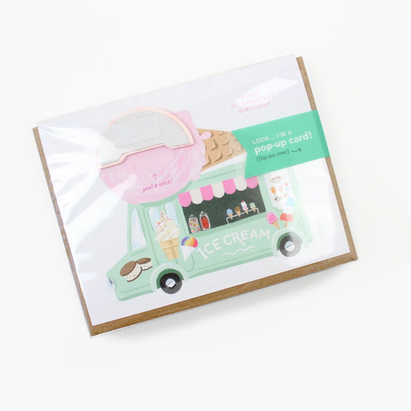 Inklings Paperie - Ice Cream Truck Birthday Pop-up Card