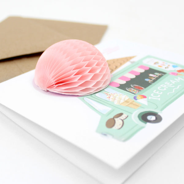 Inklings Paperie - Ice Cream Truck Birthday Pop-up Card