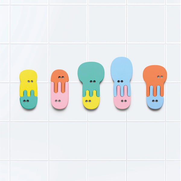 Quut Toys -  Bath Puzzle Friends - Jellyfish