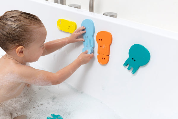 Quut Toys -  Bath Puzzle Friends - Jellyfish