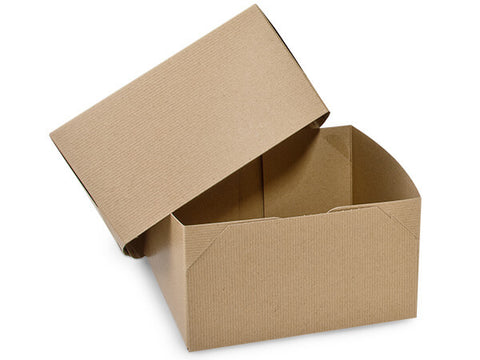 Brown Kraft Gift Box 9x9x5