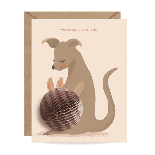 Inklings Paperie - Kangaroo Baby Pop-up