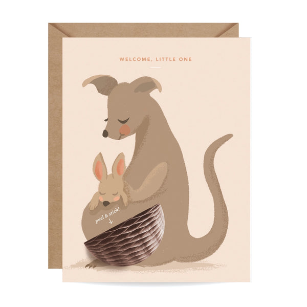 Inklings Paperie - Kangaroo Baby Pop-up