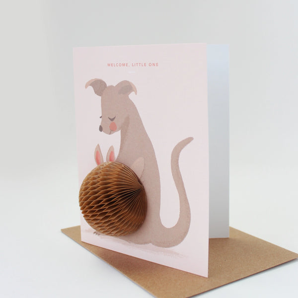 Inklings Paperie - Kangaroo Baby Pop-up