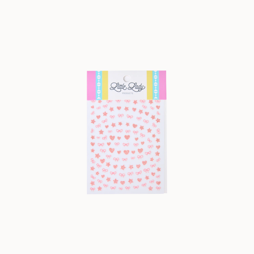 Packaging of decorative stickers with 'Little Lady' branding on a white background