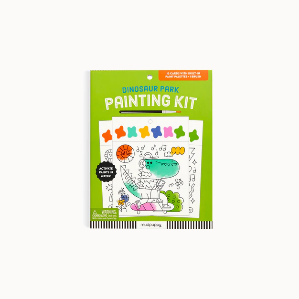 Dinosaur painting kit box