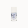 Glittery nail polish in a tube with a silly drawn face