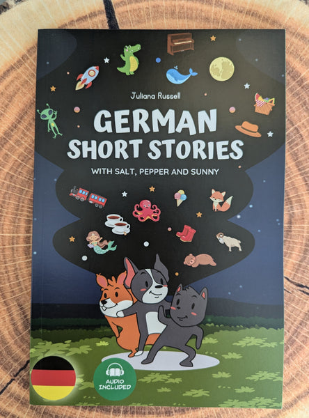 Language Mindset - Short Stories with Salt, Pepper and Sunny! Bilingual Short Stories