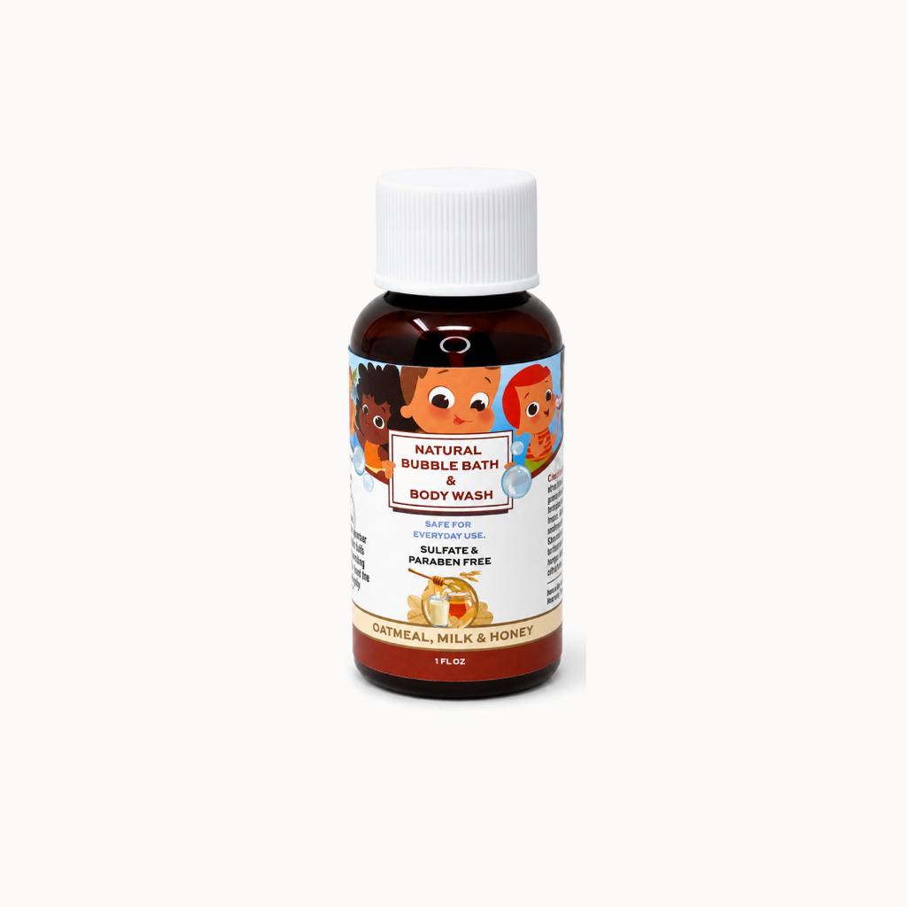 Small bottle of Punkin Butt Natural bubble bath and body wash