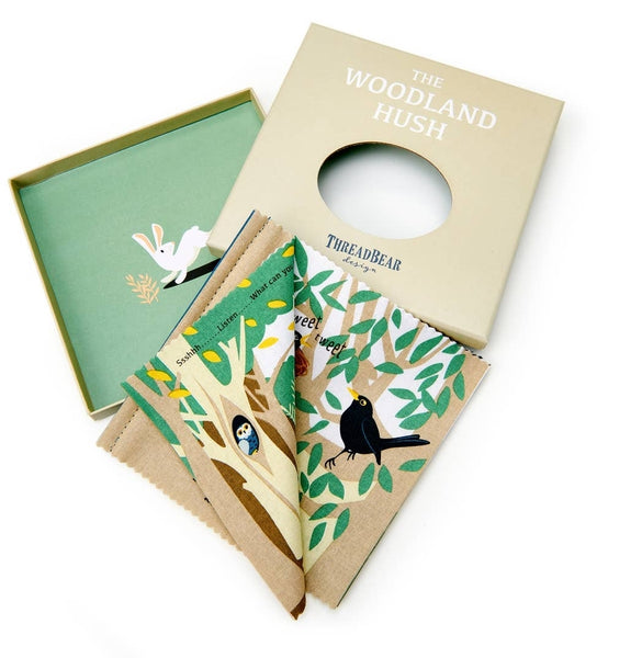 Woodland Hush Cloth Book for Babies
