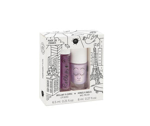 Organic Lip Gloss and Polish Duo - Lovely City