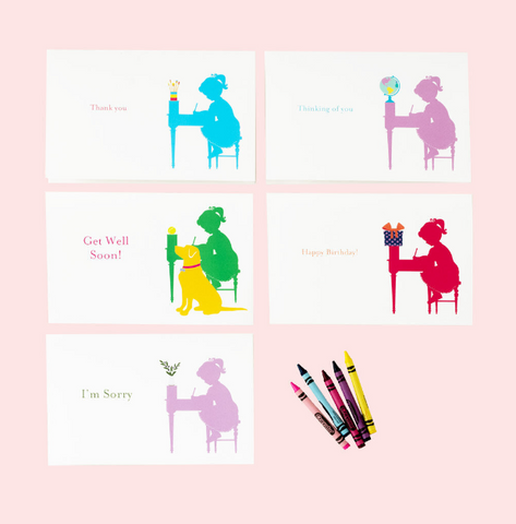 Girl's Multi-Occasion Cards Set