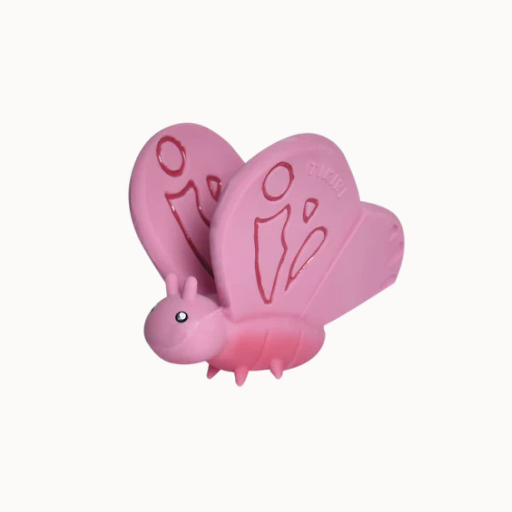pink butterfly teether toy