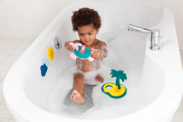 Quut Toys -  Bath Puzzle Friends - Treasure Island