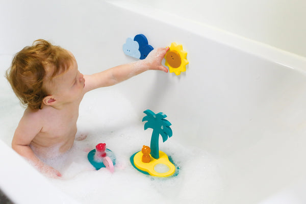 Quut Toys -  Bath Puzzle Friends - Treasure Island
