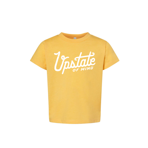 Upstate of Mind - Heritage Toddler Short-sleeve Tee - Golden Yellow