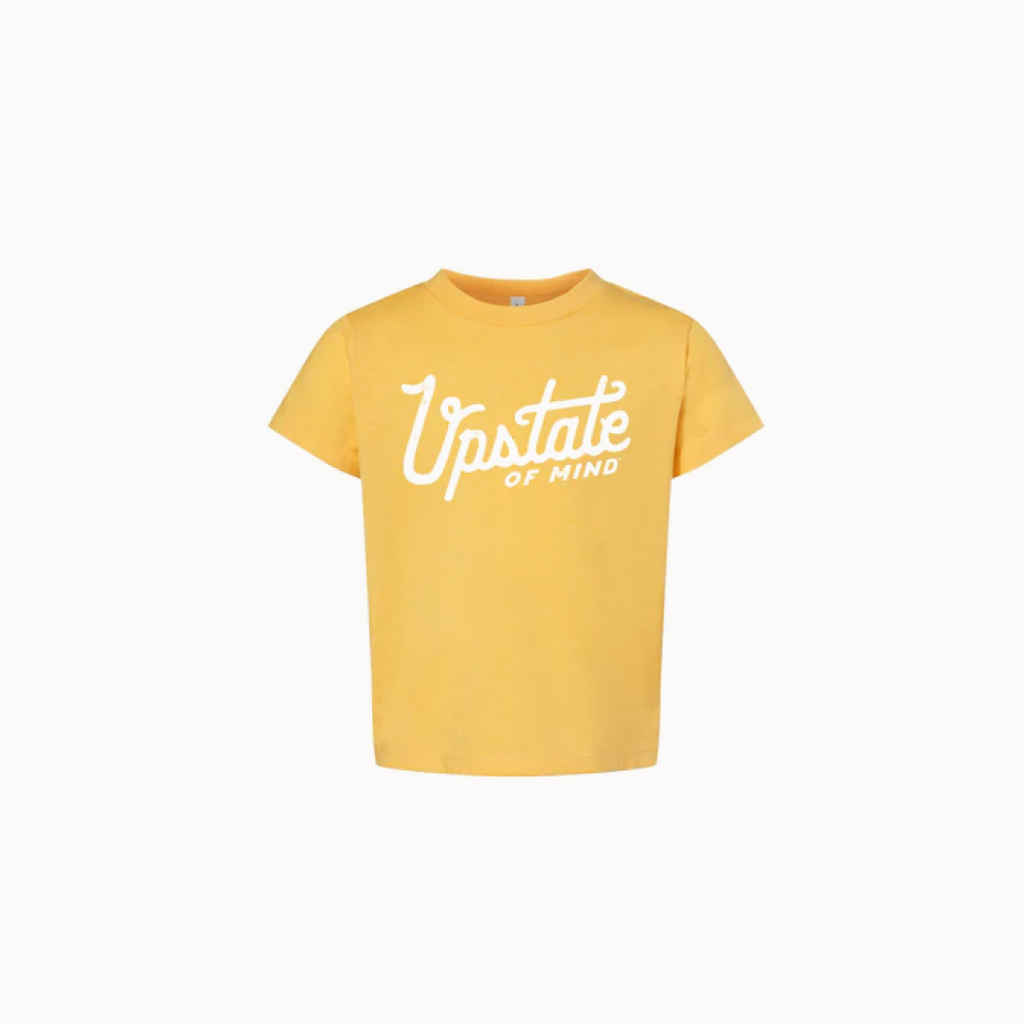 Upstate of Mind - Heritage Toddler Short-sleeve Tee - Golden Yellow