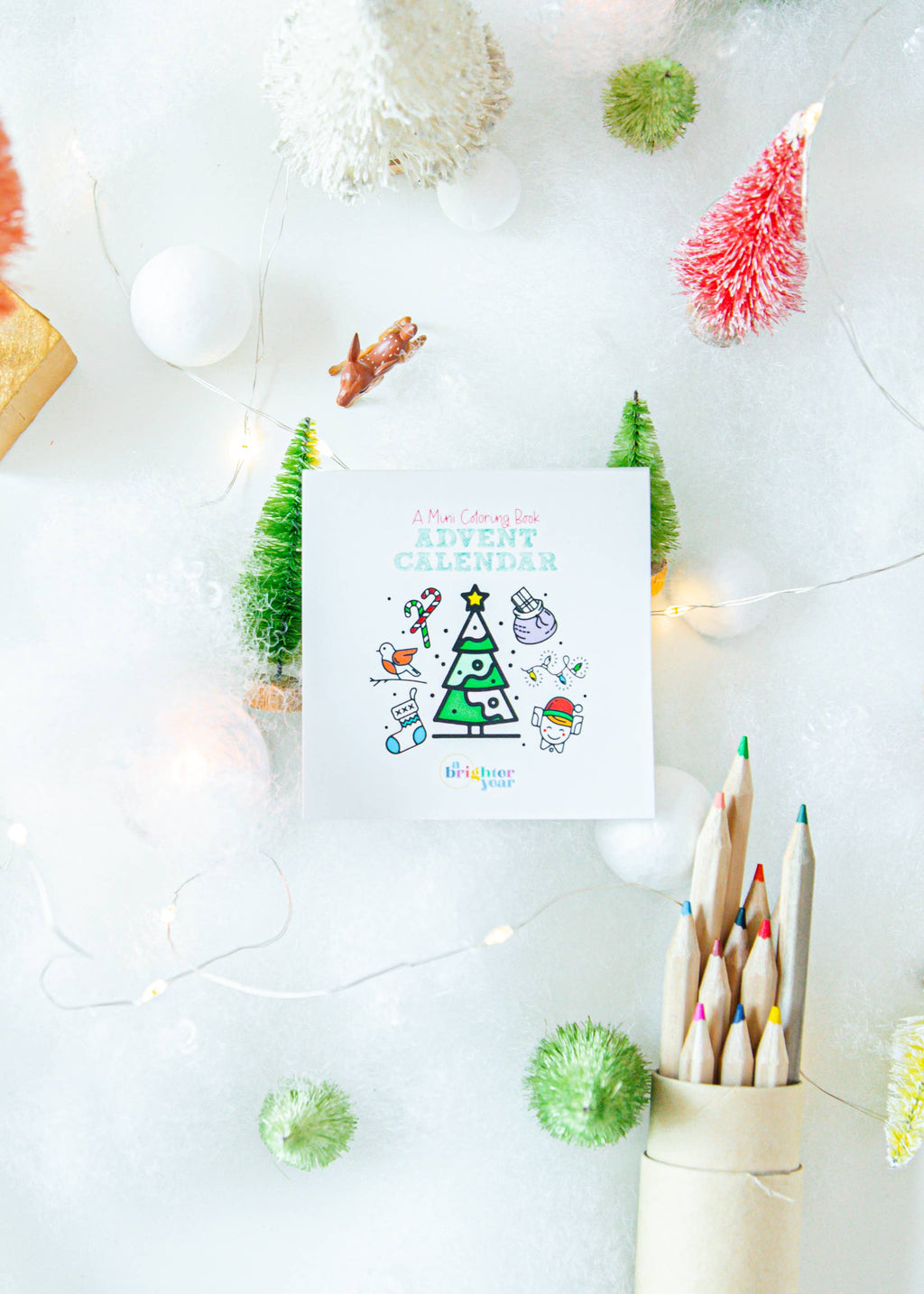 A Brighter Year - Color Your Own Advent Calendar Christmas Gift Set