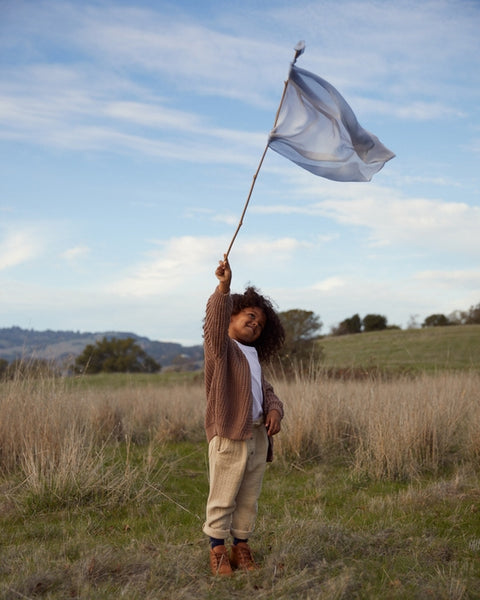 Mini Earth Playsilks - Open- Ended 100% Natural Silk Toys - Desert