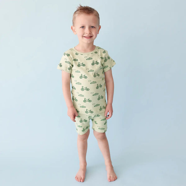 Parade Organics - "My Jammies" Organic Kids Summer Pajamas Bicycles