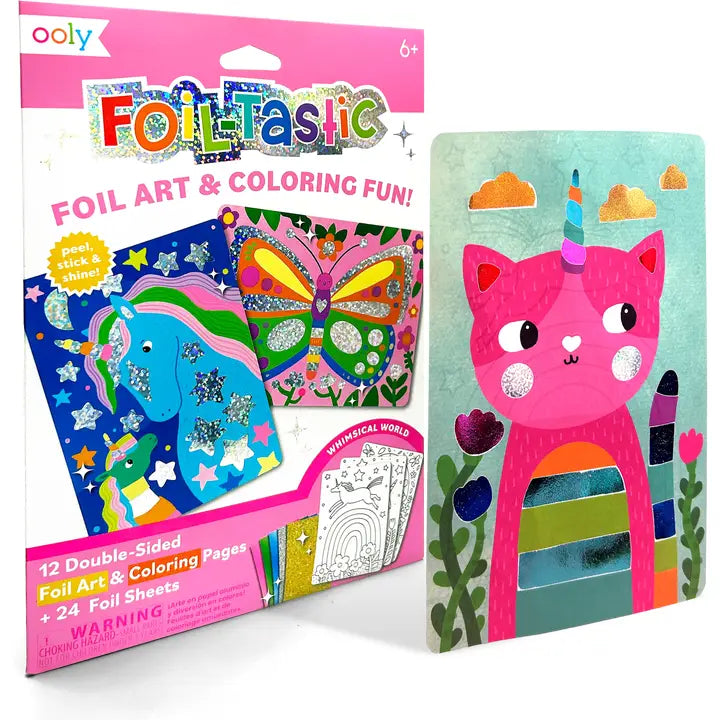 OOLY - Foil-Tastic Foil Art Kit: Whimsical World