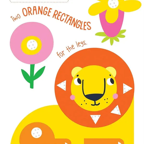 Happy Fox BOOKS - Activity Book - Sticker Fun: Learn About Shapes and Colors