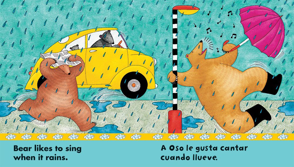 Barefoot Books - Bear in Sunshine / Oso Bajo El Sol Bilingual Spanish - Paperback
