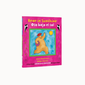 A children's bilingual book titled 'Bear in Sunshine / Oso bajo el sol' shown upright on a plain light background. The cover is predominantly bright pink with a central illustrated scene featuring a tan bear on a blue background, yellow title text, and small black-and-white kite graphics.