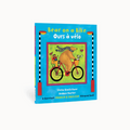 Children's book titled 'Bear on a Bike' with a colorful cover featuring a bear riding a bike.
