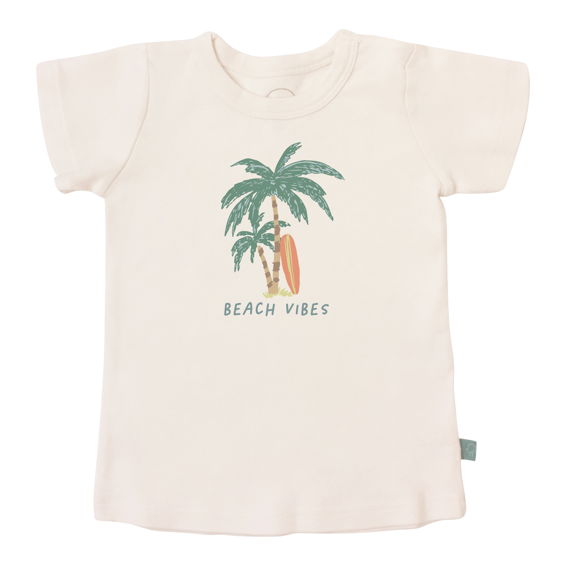 Graphic short-sleeve tee - Beach vibes palms