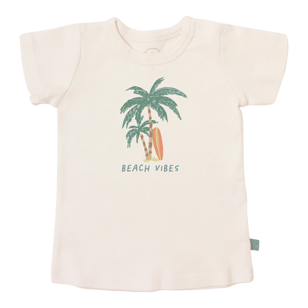 Graphic short-sleeve tee - Beach vibes palms