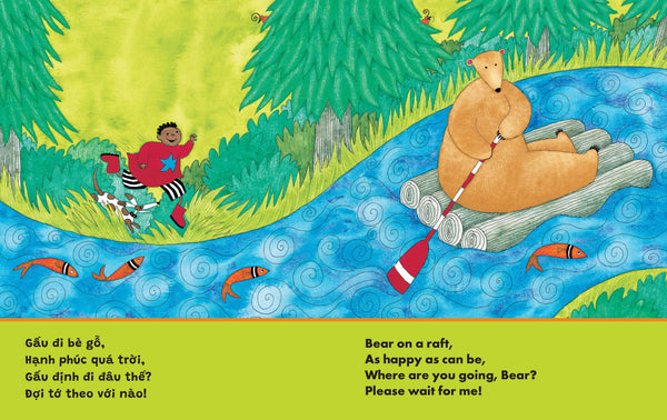 Bear on a Bike (Bilingual Vietnamese & English)