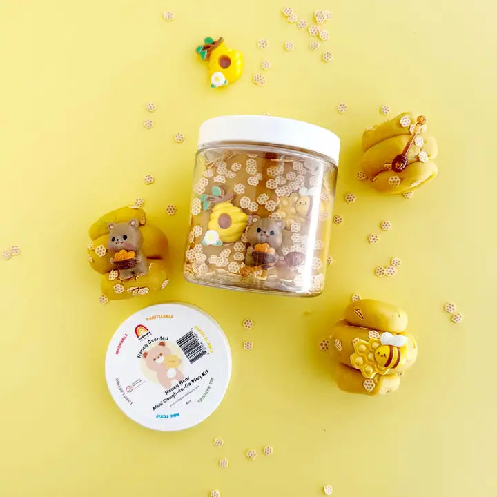 Earth Grown KidDoughs - Honey Bear Mini Dough To Go